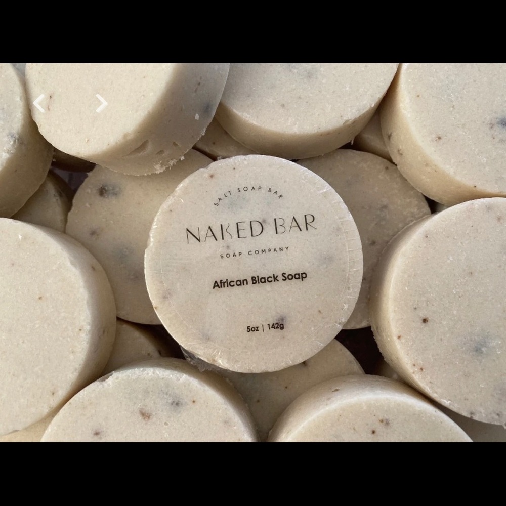 African Black Soap Salt Bar
